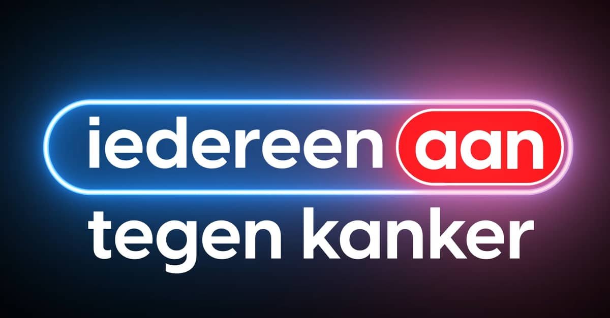 Titelkaart van Iedereen AAN, tegen kanker